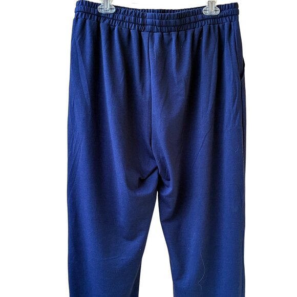 ATHMILE Black Sweatpant Elastic Waist & Cuffs Pockets Drawstring XL New. - Picture 7 of 14